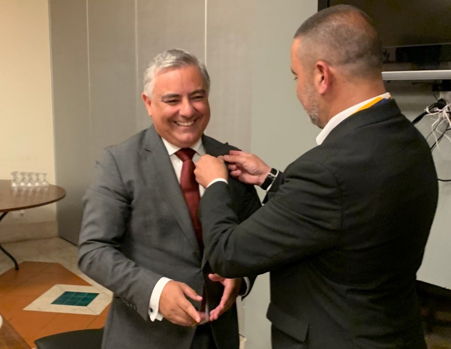 Sesimbra - Rotary Club da Quinta do Conde Francisco Jesus recebe distinção de Reconhecimento «Paul Harris»