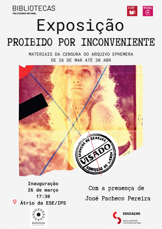 Politécnico de Setúbal inaugura exposição Sobre censura com espólio único do Arquivo Ephemera