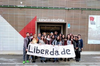 Alunos da Escola Profissional Bento de Jesus Caraça - Barreiro Dramatização / Encenação da Exposição ´O Regresso das Bandeiras´