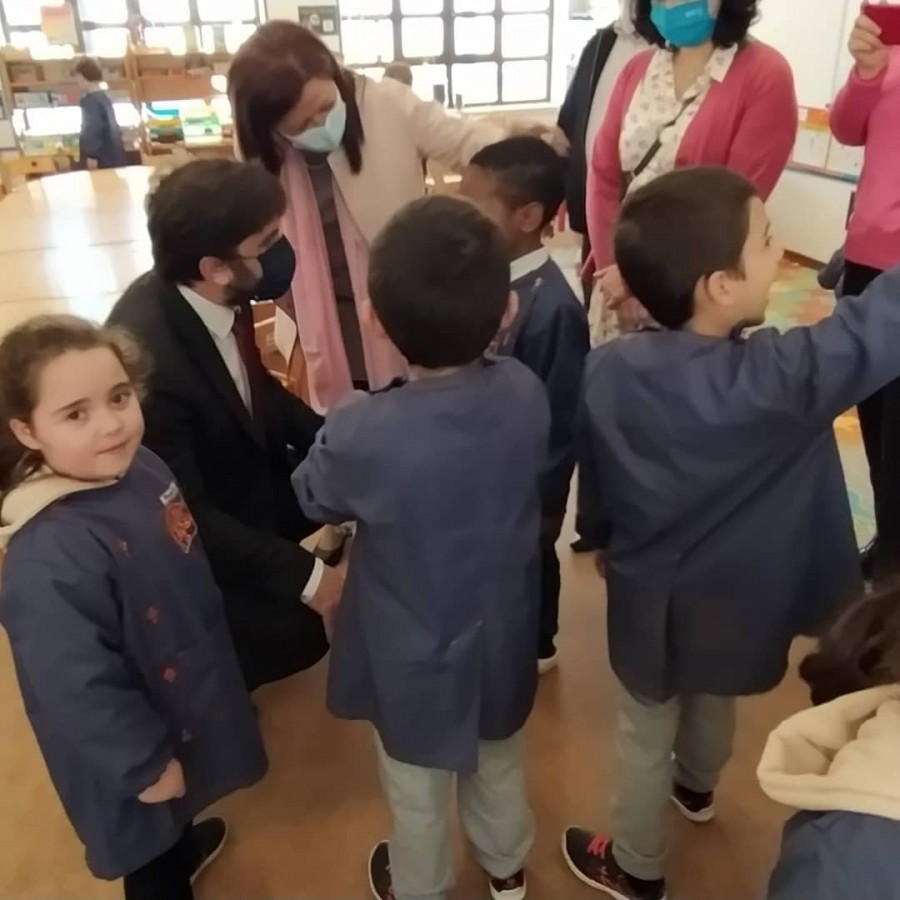 Ministro da Educação hoje no Barreiro Visitou Agrupamento de Escolas de Santo André