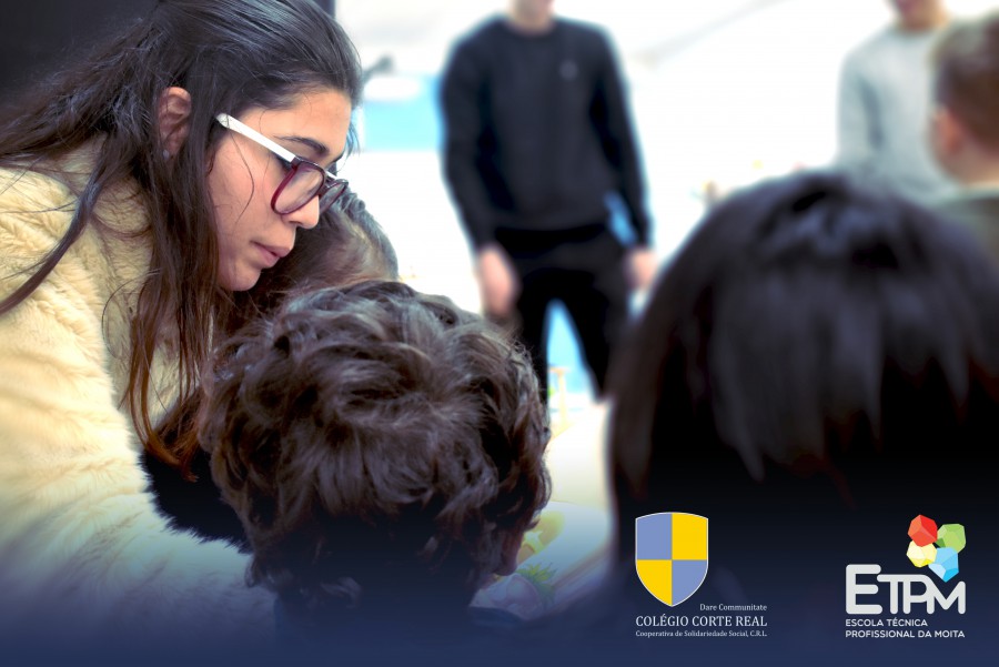 Escola Técnica Profissional da Moita e o Colégio Corte Real Um Retrato em Construção . Somos mais de 1100 pessoas