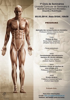 Biomédica em debate na Escola Superior de Tecnologia de Setúbal As diferentes aplicações da engenharia são tema central no 1º ciclo de Seminários