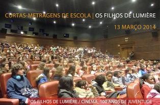 Curtas metragens na Cinemateca Participa turma da Escola do Vale da Amoreira na Moita