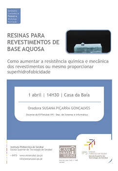 Escola Superior de Tecnologia do IP Setúbal Promove o debate sobre os desafios de criar tintas de baixo teor em compostos orgânicos