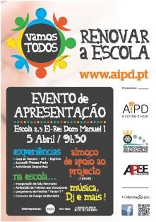 Alcochete - Apresentação do projecto «Vamos Todos Renovar a Escola»