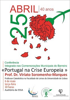 Escola Secundária de Santo André - Barreiro Conferência «Portugal na Crise Europeia»