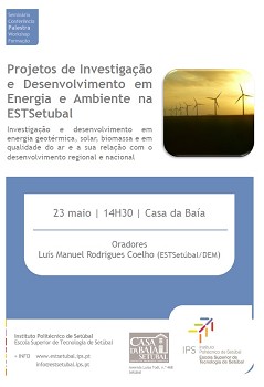 Setúbal - Energia e Ambiente A relevância da investigação no desenvolvimento nacional e regional