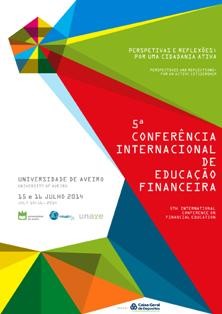 UNIVERSIDADE DE AVEIRO CONFERENCIA INTERNACIONAL DE EDUCAÇÃO FINANCEIRA