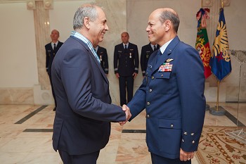 Docente do Politécnico de Setúbal distinguido pela Força Aérea Portuguesa Nuno Nunes recebe Medalha de Mérito Aeronáutico de 1ª classe