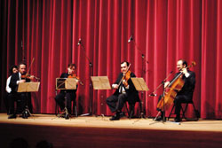 Quarteto de Cordas subiu ao palco perante a atenção e dos mais pequenos