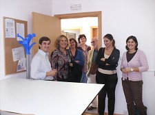 Escola Técnica Profissional da Moita visitada por entidades oficiais Elogios às condições da escola