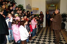 Alunos da Escola Básica nº2 do Barreiro Cantam Janeiras nos Paços do Concelho