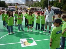 Na VIII Feira Pedagógica - Barreiro San Payo de Araújo Técnico Nacional de Basquetebol transmite ensinamentos