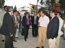 Alcácer do Sal Ministra visitou obras da nova escola secundária