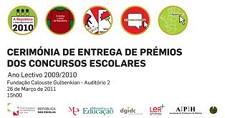 Escola Secundária de Cacilhas-Tejo de Almada Entre os premiadoss de concursos escolares para assinalar o centenário da República . Abrangem 38 estabelecimentos de ensino