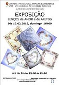 Exposição de lenços bordados no Barreiro sob o tema «Lenços de Amor e Afetos»