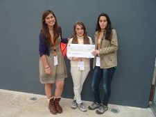 Vanessa Duarte da Escola Secundária de Casquilhos - Barreiro Vencedora da Prova Distrital de Setúbal em Alcácer do Sal