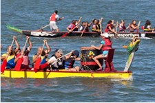 Festival Náutico de Barcos Dragão na Baía do Seixal atividade dirigida aos alunos do 1º ciclo das Escolas Básicas