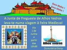 Comemoração do Dia Mundial da Criança em Alhos Vedros - Moita Um viagem divertida de aprofundamento dos conhecimentos históricos