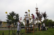 Esculturas de ferro no Alto de Santo António restauradas - Abrantes