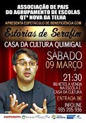 Agrupamento de Escolas Quinta Nova da Telha no Barreiro Espectáculo «Estórias de Serafim» na Casa da Cultura da Quimiparque