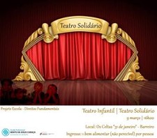 Escola Profissional Bento de Jesus Caraça - Barreiro Teatro Solidário ingresso para o espectáculo é um bem alimentar por pessoa