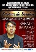 Agrupamento de Escolas Quinta Nova da Telha no Barreiro Espectáculo «Estórias de Serafim» na Casa da Cultura da Quimiparque