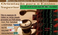 ESCOLA SECUNDÁRIA DE SANTO ANDRÉ - BARREIRO PROMOVE a «VI FEIRA das PROFISSÕES»