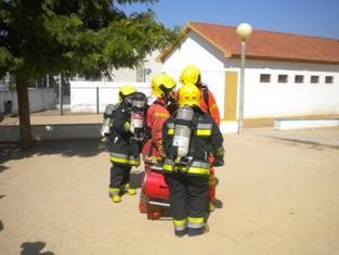 Bombeiros do Sul e Sueste - Barreiro Realizam simulacro na Escola EB1 do Lavradio