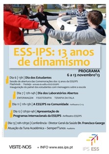 Escola Superior de Saúde do Politécnico de Setúbal assinala aniversário 13 anos de Dinamismo
