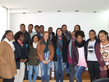 Barreiro - Intercâmbio do Clube Europeu da Escola Secundária de Santo André Alunos do Lycée Victor Schoelcher da ilha de Martinica recebidos por Regina Janeiro