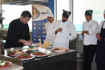 Moita - Workshop de Cozinha Italiana para finalistas de Cozinha Alunos aprenderem alguns dos segredos da cozinha italiana