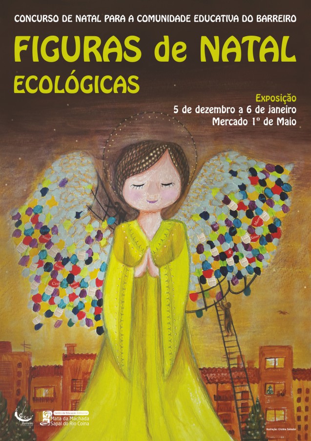Barreiro - No Mercado Municipal 1º de Maio «Figuras de Natal Ecológicas» em Exposição