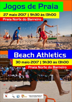 Desporto Escolar da Península de Setúbal na Praia Norte - Barreiro Jogos de Praia e Beach Athletics