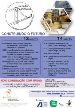 Jornadas da Construção na Escola Superior de Tecnologia do Barreiro Avaliar as perspetivas futuras para o setor da construção