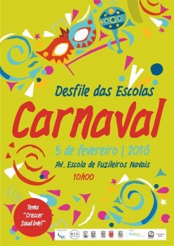 Crescer Saudável» irá inspirar no Barreiro máscaras e fantasias de milhares de alunos DESFILE DE CARNAVAL DAS ESCOLAS 2016
