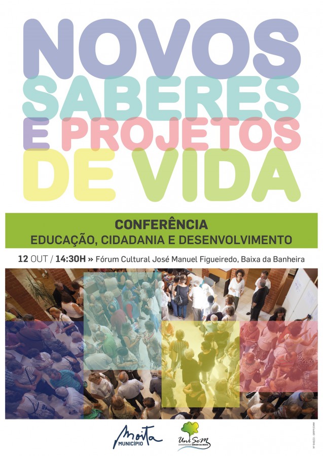 Conferência marca arranque de ano letivo na Universidade Sénior da Moita «Novos Saberes e Projetos de Vida – Educação, Cidadania e Desenvolvimento»