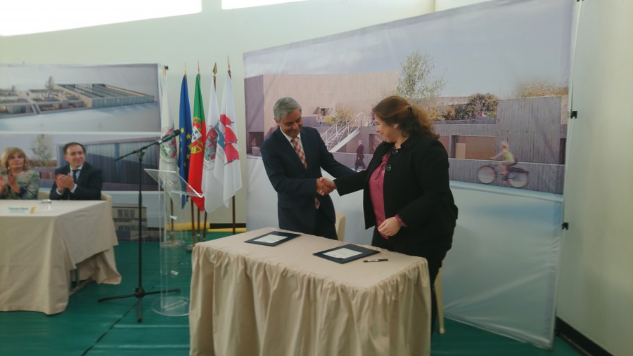 Sesimbra- Requalificação e ampliação da Escola Navegador Rodrigues Soromenho Financiamento de 3 milhões de euros por parte do Ministério . Acompanhamento da obra e projeto pela autarquia