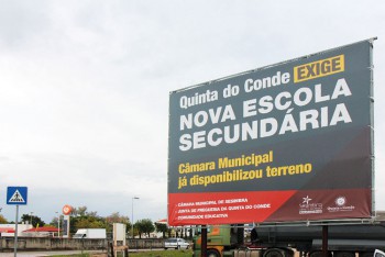 Um cordão humano ligará as sedes dos três agrupamentos de Sesimbra Reivindicar a construção de uma Escola Secundária na Quinta do Conde