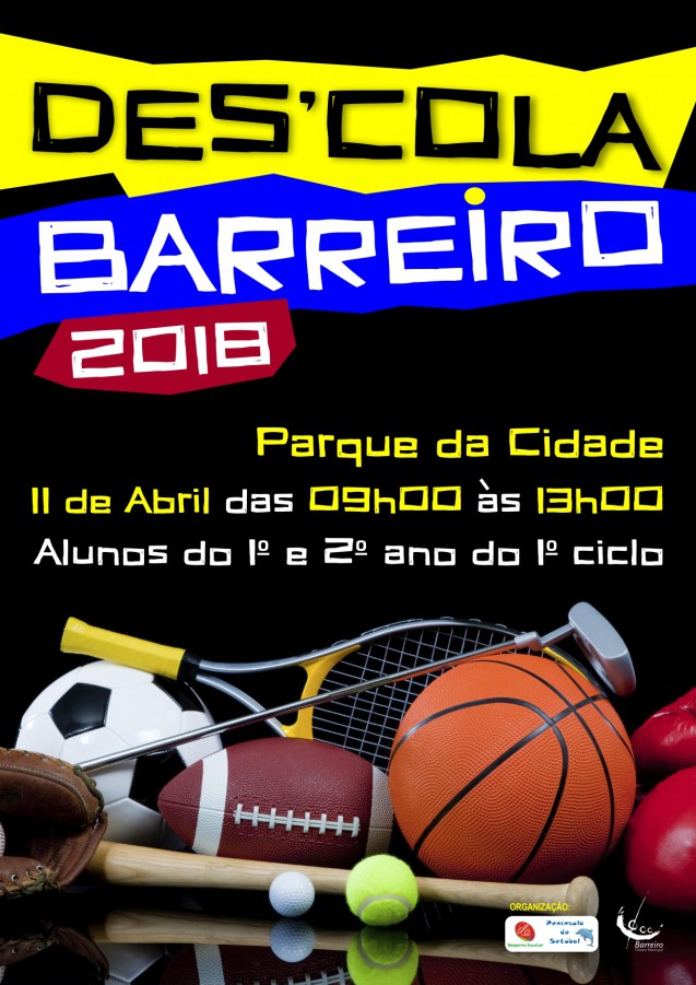 Devido às condições meteorológicas previstas a iniciativa «Des’cola, Barreiro» Adiada para dia 26 de abril no Parque da Cidade