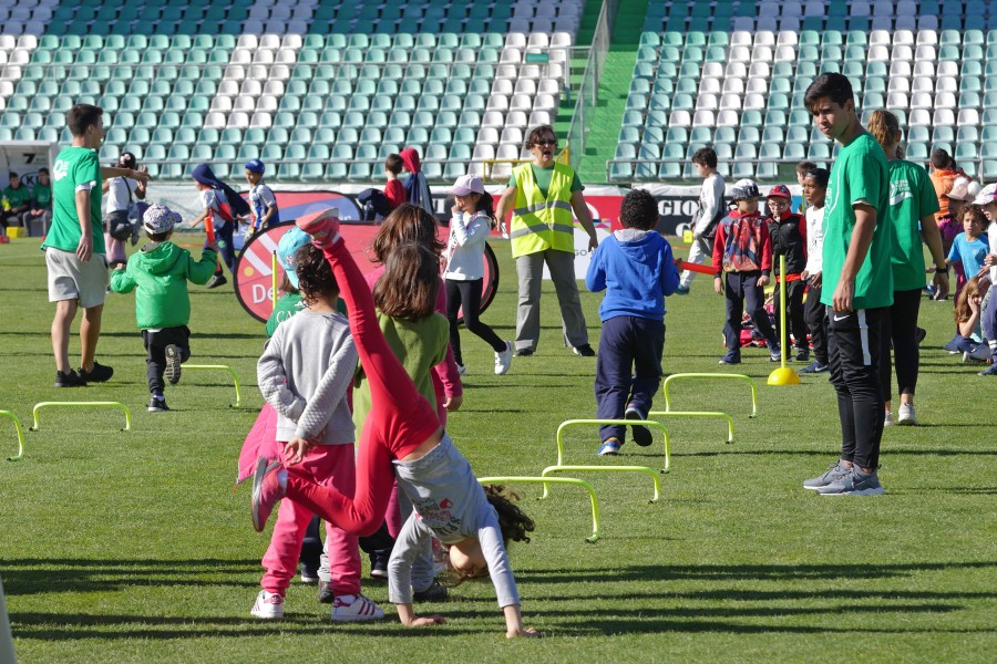 Setúbal - Perto de 3500 alunos do 1.º ciclo do ensino básico do concelho Participam no projeto municipal Desporto nas Escolas.