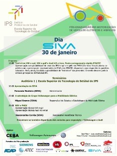 Politécnico de Setúbal promove a mobilidade sustentável junto da comunidade «Dia SIVA»: iniciativa possibilita testar veículos elétricos VW e-up!, VW e-golf e Audi A3 e-tron