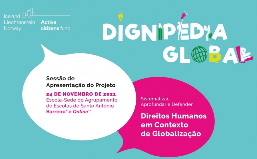 No Agrupamento de Escolas de Santo António - Barreiro Lançamento do projeto Dignipédia