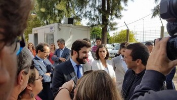 Ministro da Educação na Escola Secundária João de Barros no Seixal Garantiu que impasse está desbloqueado e as obras na escola serão reiniciadas