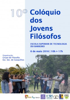 Na Escola Superior de Tecnologia do Barreiro 10 º Colóquio dos Jovens Filósofos
