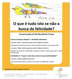 Escola Superior de Saúde do Instituto Politécnico de Setúbal No Dia Mundial da Criança recebe alunos do 1º ciclo do ensino básico