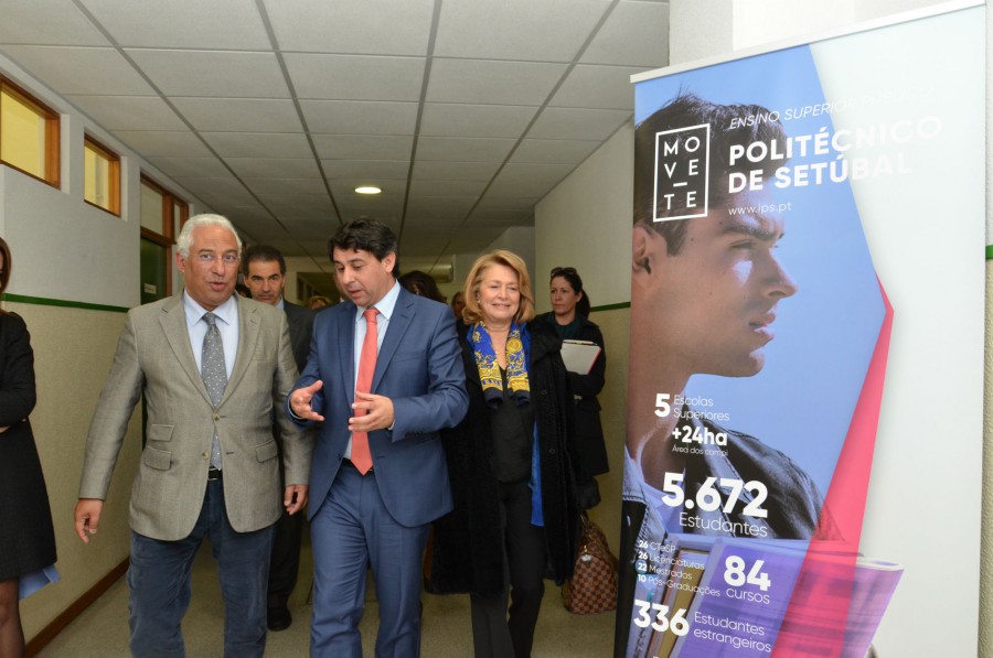 António Costa elogia dinâmica inovadora do Politécnico de Setúbal Visita do primeiro-ministro no âmbito do Roteiro Inovação 2018