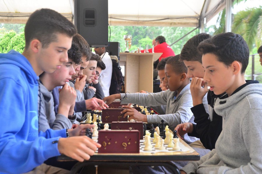 Participaram cerca de 350 alunos das escolas do Barreiro Interescolas de Xadrez do Barreiro 2018