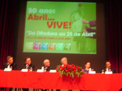 Ciclo de Debates sobre o 25 de Abril “Da Ditadura ao 25 de Abril” No Barreiro, 30 anos depois, Abril... Vive!
