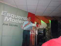 José Sócrates no Barreiro “Nós não temos angústias ideológicas, nem crise de identidade”